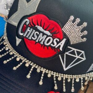 CHIMOSA QUEENS CUSTOM TRUCKER HAT BLING!